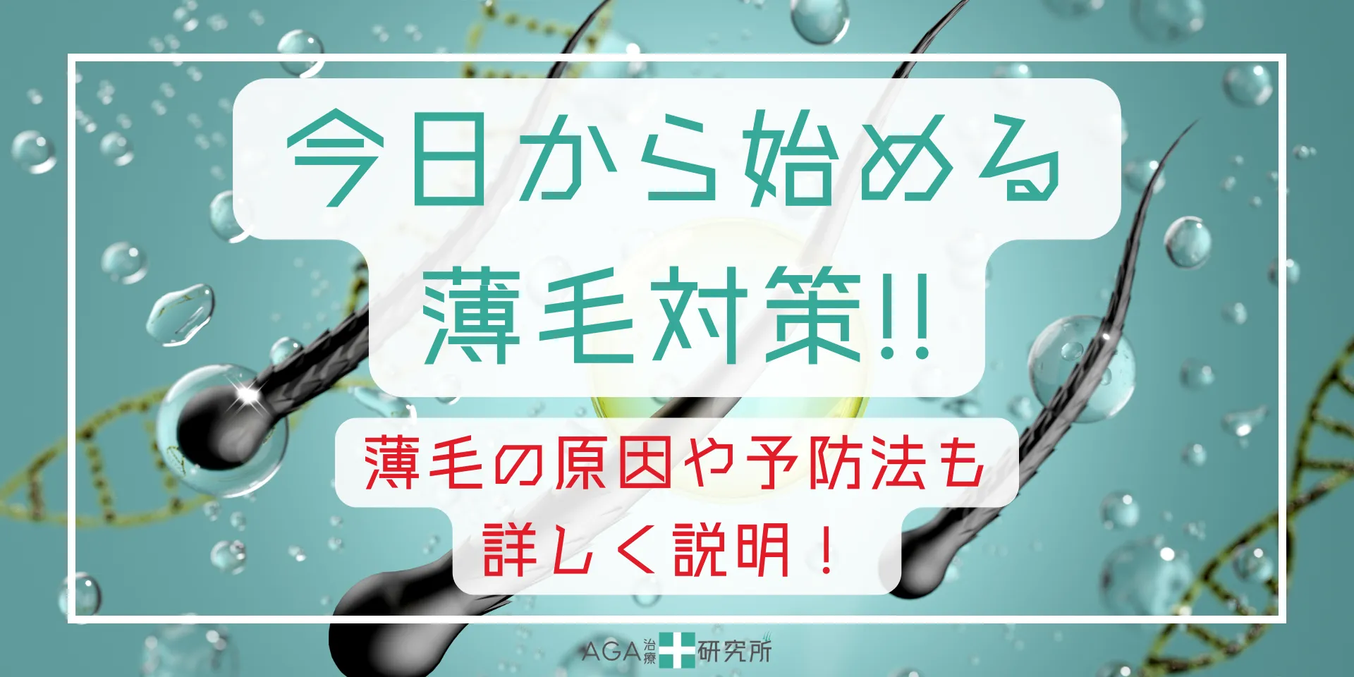 【徹底解説】今日から始める効果的な薄毛対策！薄毛の原因や予防法も詳しく説明！